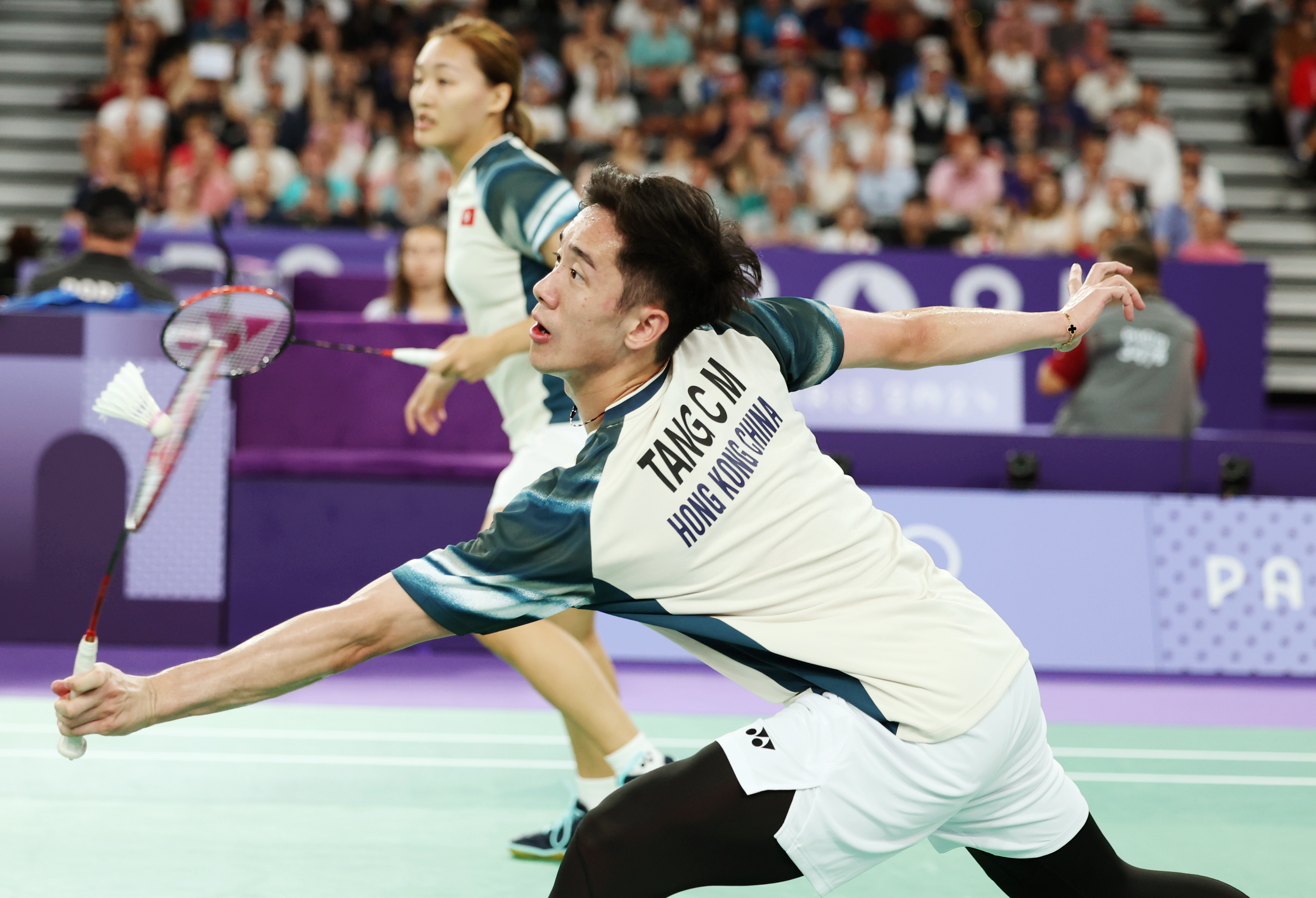 羽毛球混双夺冠，两位选手默契十足的简单介绍